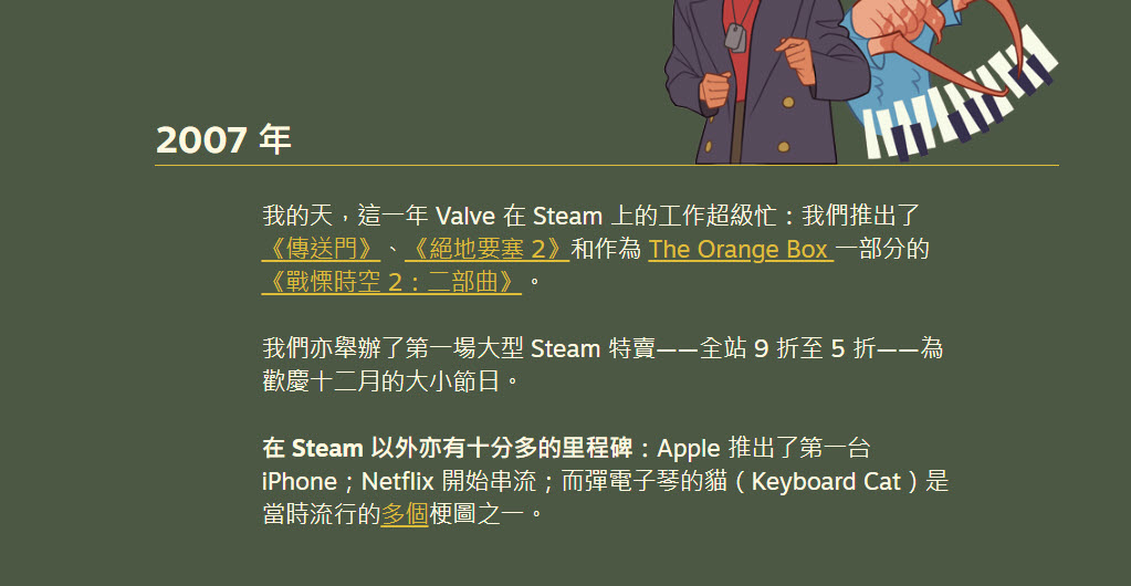Steam 20周年特设网页公开 推出0.7折游戏组合包 - 电脑王阿达