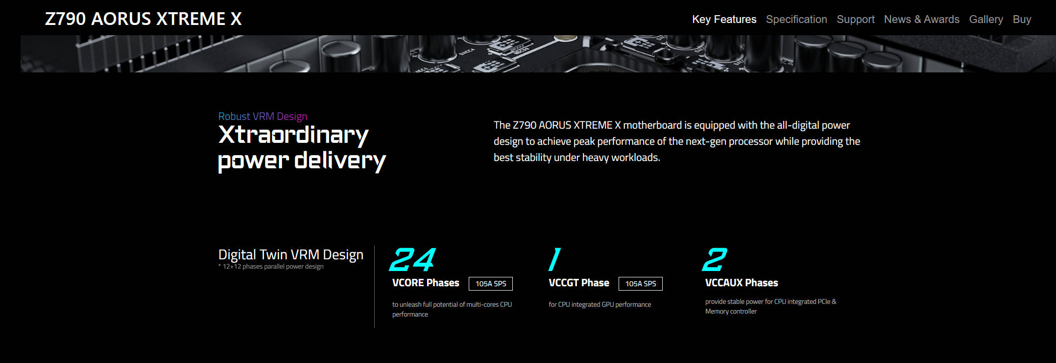 技嘉开始放弃最顶的 CPU VRM 直连真相设计？