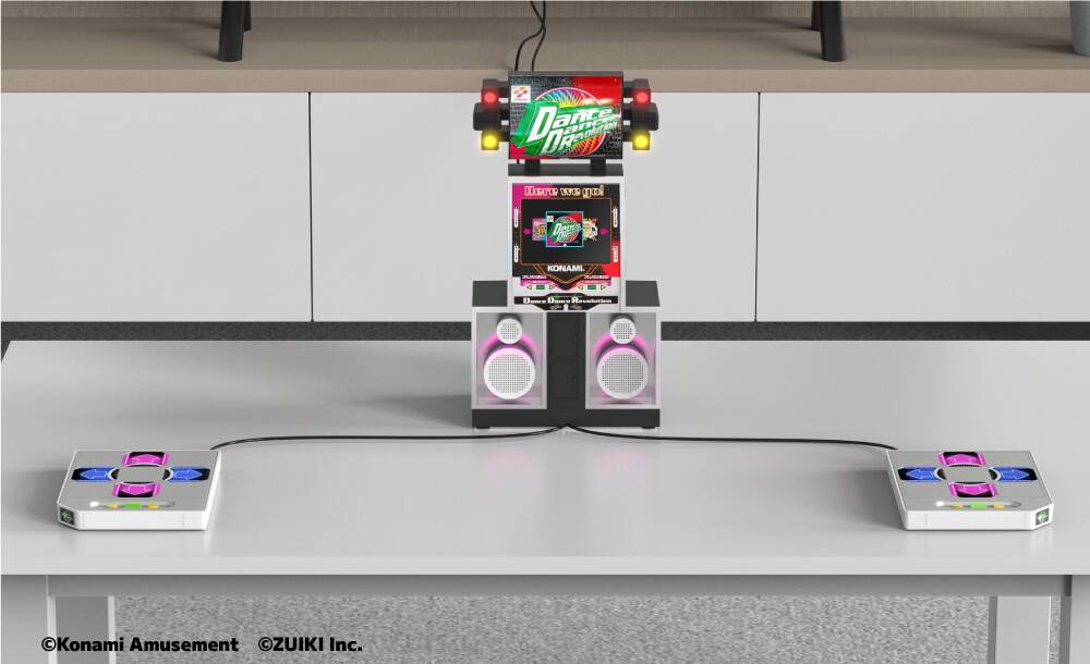 《Dance Dance Revolution》25周年1/5迷你版主机公开！用手指也可以劲舞！