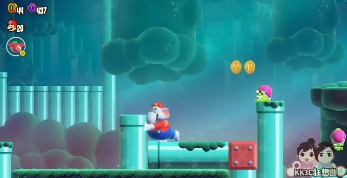 Switch 超级马里欧兄弟惊奇 水管怎么推？ 紫色岩浆怎么过？