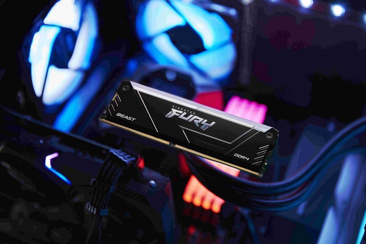Kingston Fury 为高性能 Fury Renegade DDR4 内存与 Fury Beast DDR4 内存导入新散热片设计，并强调支持Intel XMP与AMD Ryzen 认证