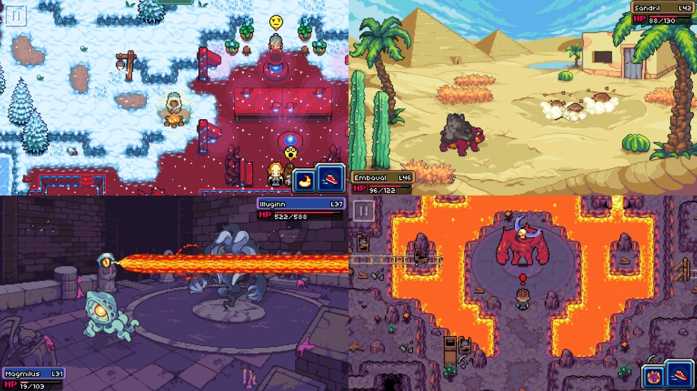 现代风格驯怪 RPG《Coromon》宣布将于 11/8 登陆移动设备 驯服 Coromon 并探索庞大世界