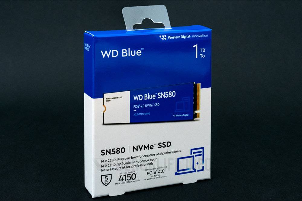 以PCIe 4.0接口创造更高速度，Western Digital WD Blue SN580 NVMe SSD实测