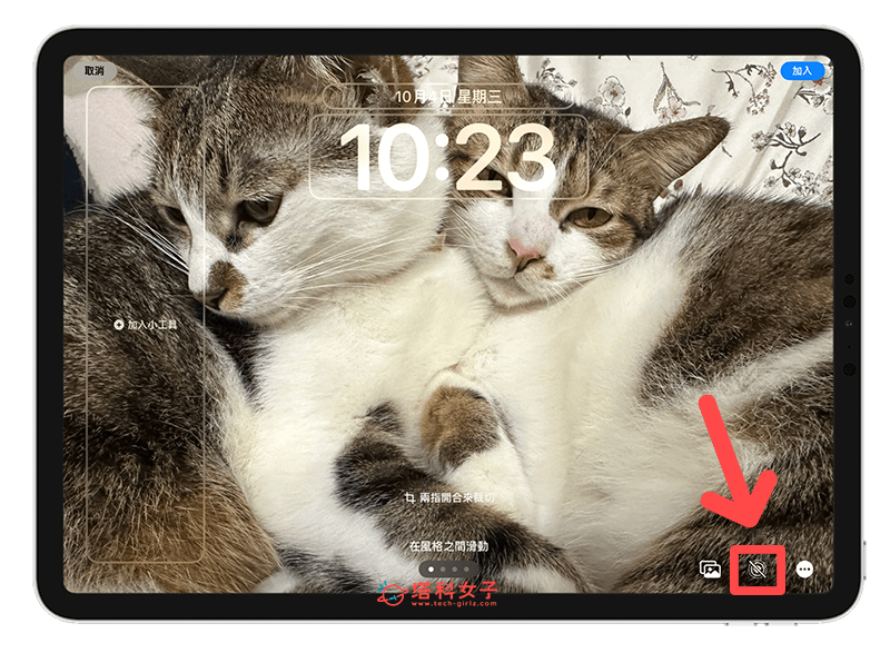 iPad 动态壁纸设定方法：开启动作