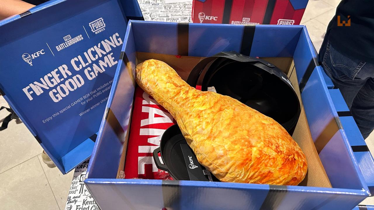 KFC与《PUBG Battlegrounds》和《PUBG Mobile》联动！限时套餐附送游戏 In-Game Loot！