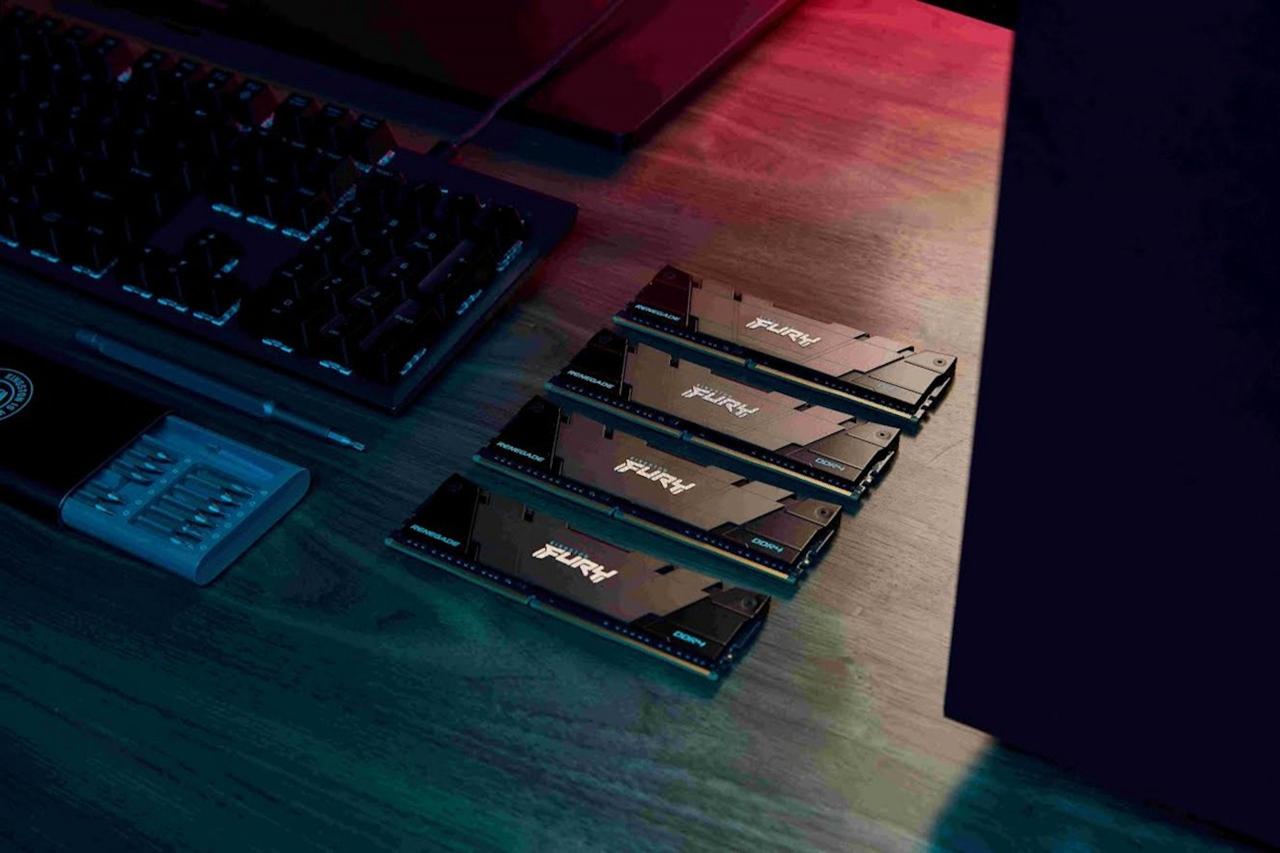 Kingston Fury 为高性能 Fury Renegade DDR4 内存与 Fury Beast DDR4 内存导入新散热片设计，并强调支持Intel XMP与AMD Ryzen 认证
