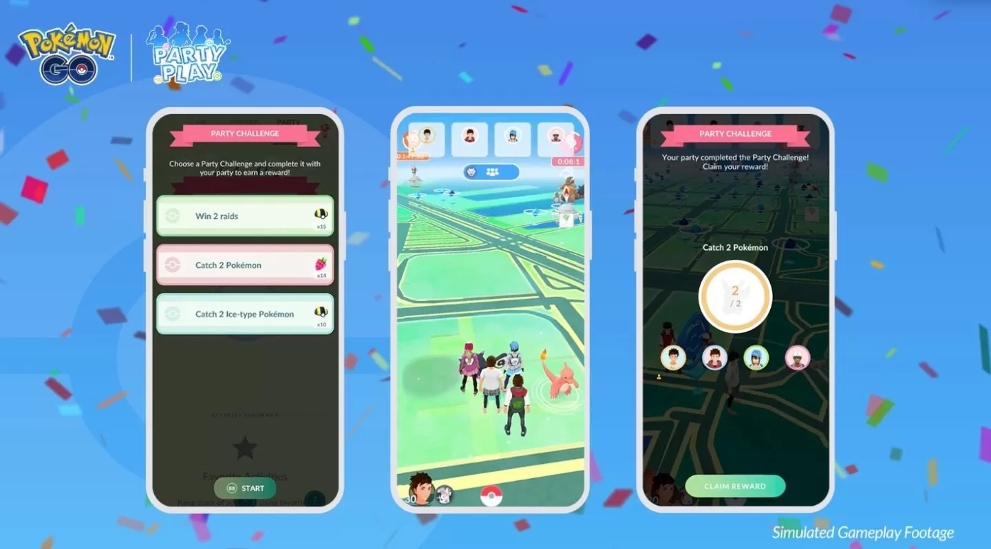 《Pokémon GO》公开新功能「Party Play 小队合作」！ 集结小队之力让大招两倍伤害加速团战节奏