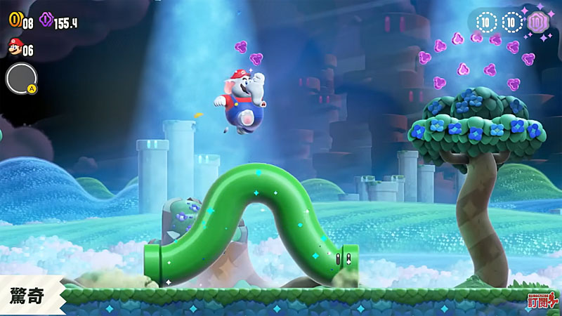 超级马里欧兄弟惊奇Nintendo Switch玛利欧动作