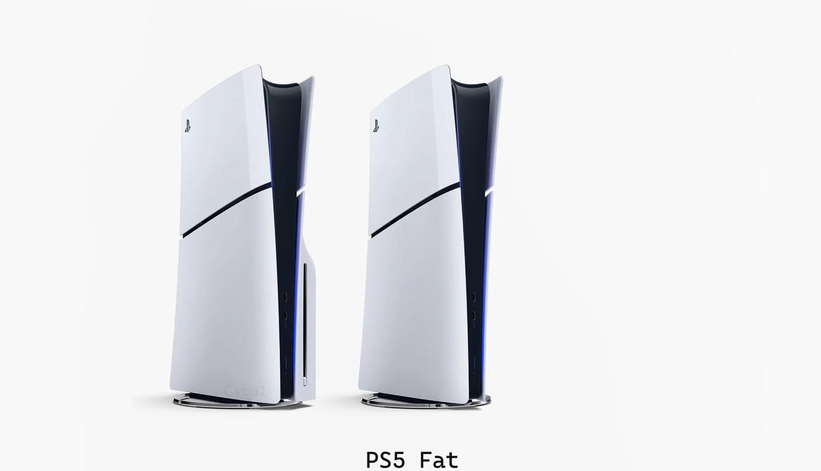 PS5 Slim和PS5大小对比 机身缩减不少