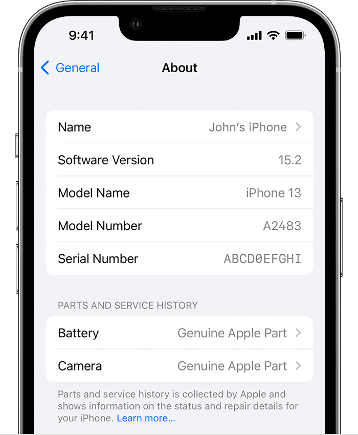如何查询 iPhone 零件维修纪录
