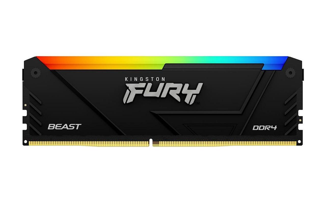 Kingston Fury 为高性能 Fury Renegade DDR4 内存与 Fury Beast DDR4 内存导入新散热片设计，并强调支持Intel XMP与AMD Ryzen 认证