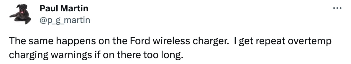 网友反应车用无线充电造成iPhone过热发烫2