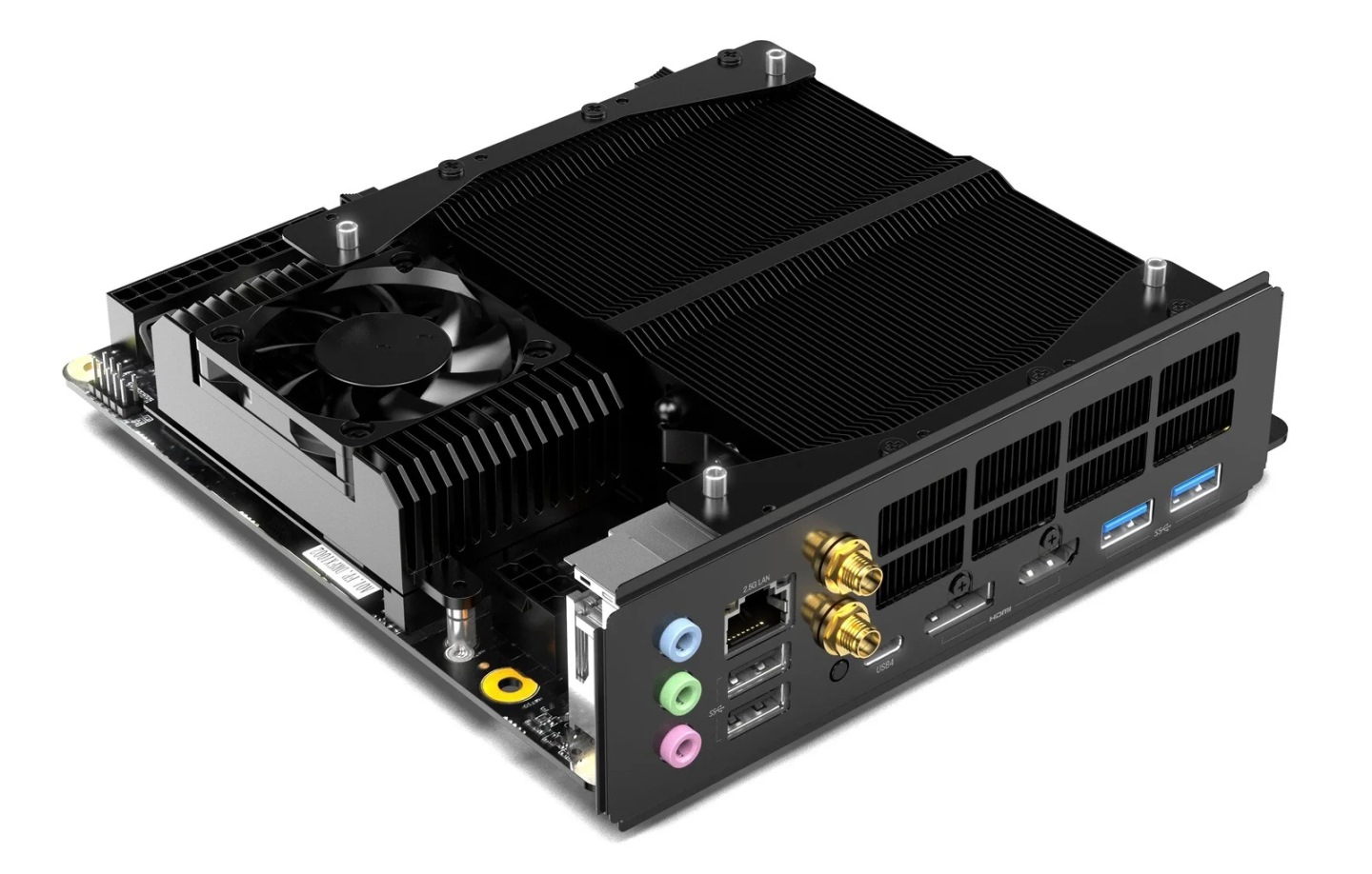 BD770i是款搭再行动处理器的MoDT（Mobile on Desktop）主板。
