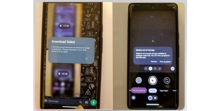 Android 14更新出现Bug，谷歌 Pixel 6用户升级后128GB储存空间剩4GB