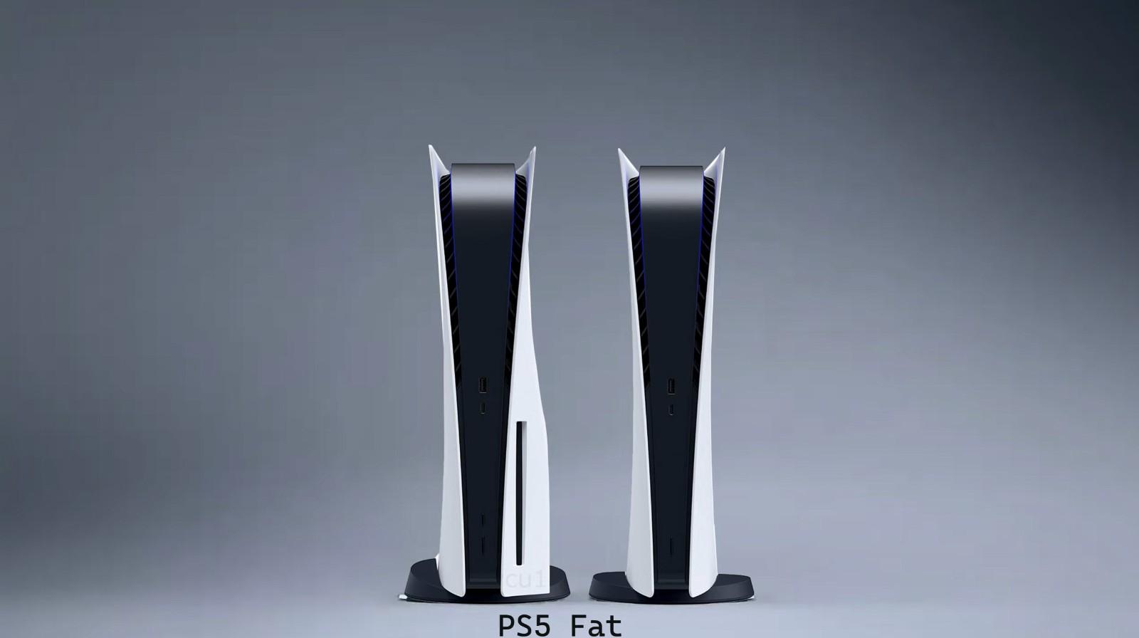 PS5 Slim和PS5大小对比 机身缩减不少