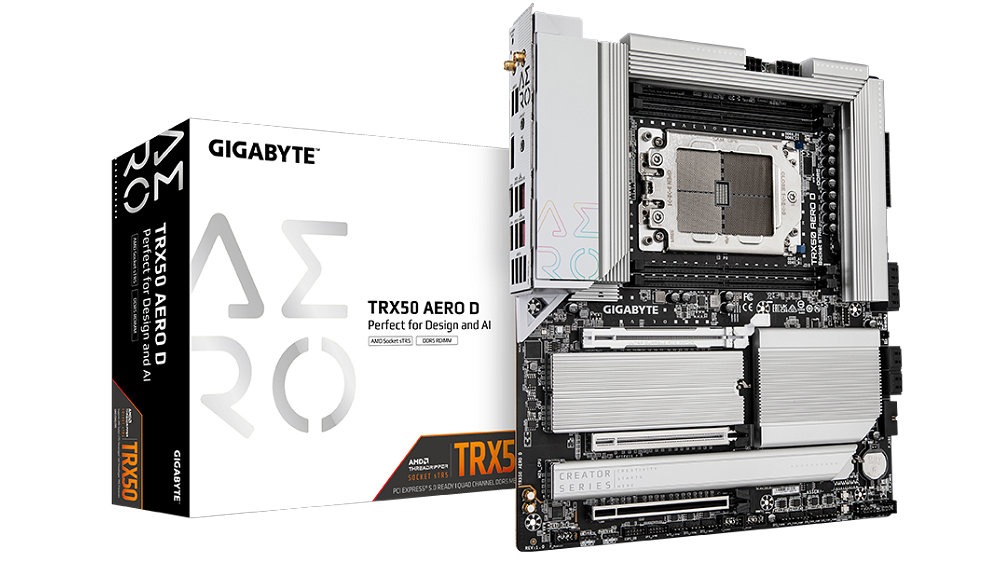 配备USB 4接口，GIGABYTE公开TRX50 Aero D主板