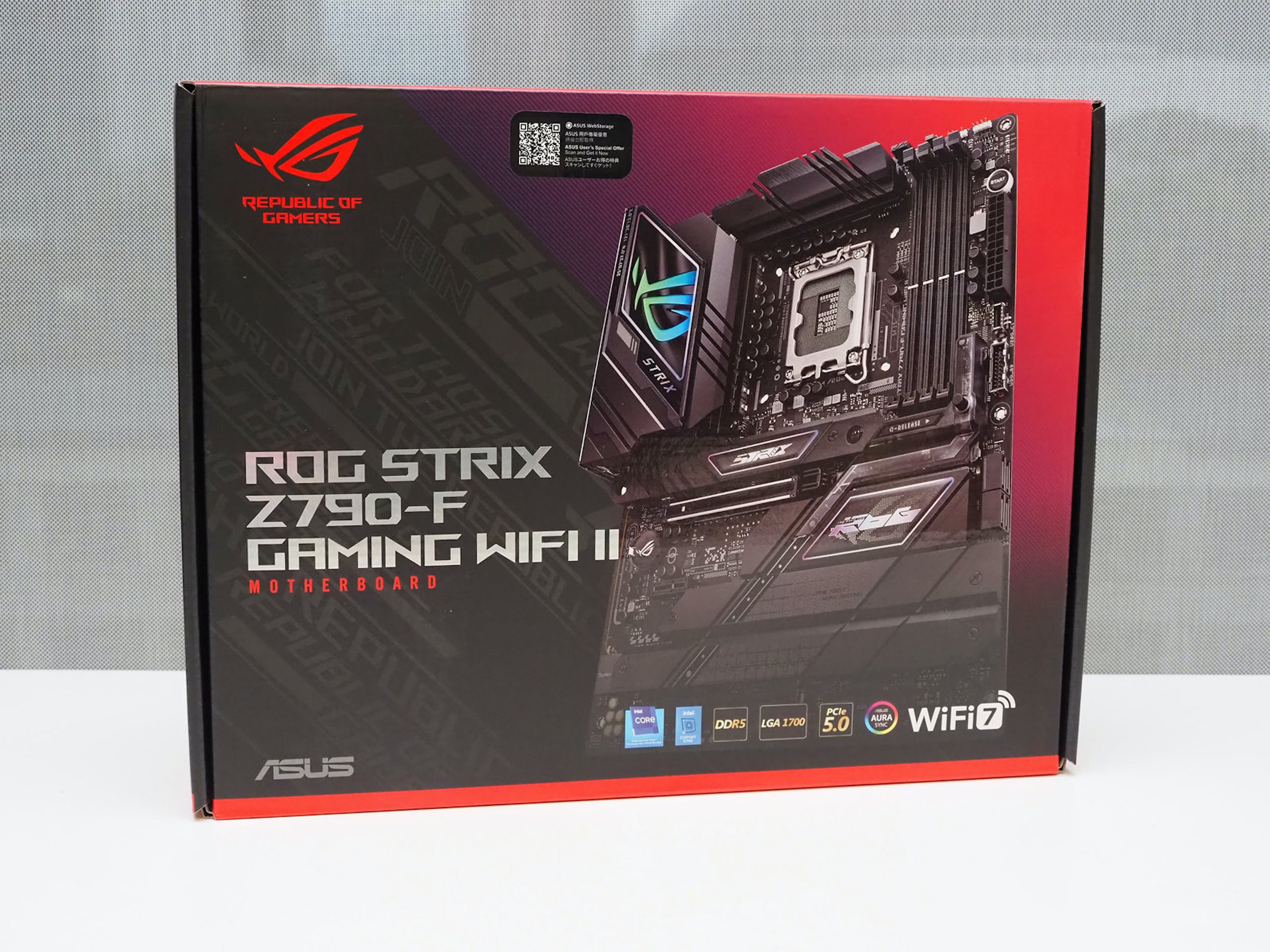 华硕ROG Strix Z790-F Gaming Wi-Fi II主板抢先看，采16+1相供电、支持WE-Fi 7、可装5条M.2 SSD