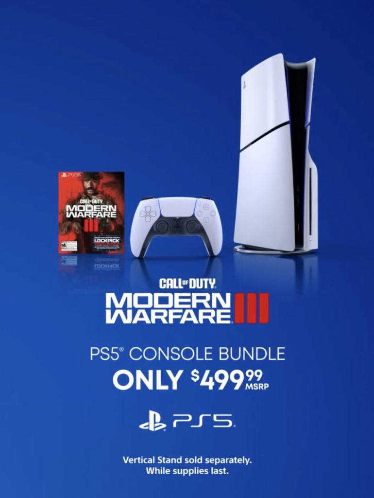 PS5 Slim 将免费附送《Call of Duty： Modern Warfare 3》