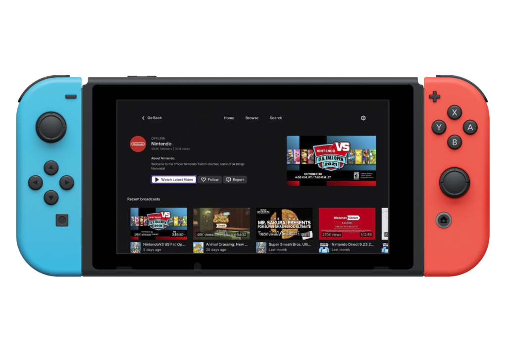 Nintendo Switch不再支持Twitch平台 预计将从2024年于Nintendo eShop下架
