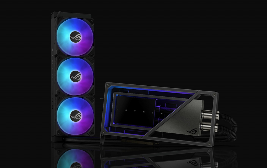 华硕ROG推出顶级水冷显卡ROG Matrix GeForce RTX 4090，搭配液态金属介质实现2,700MHz超频时脉