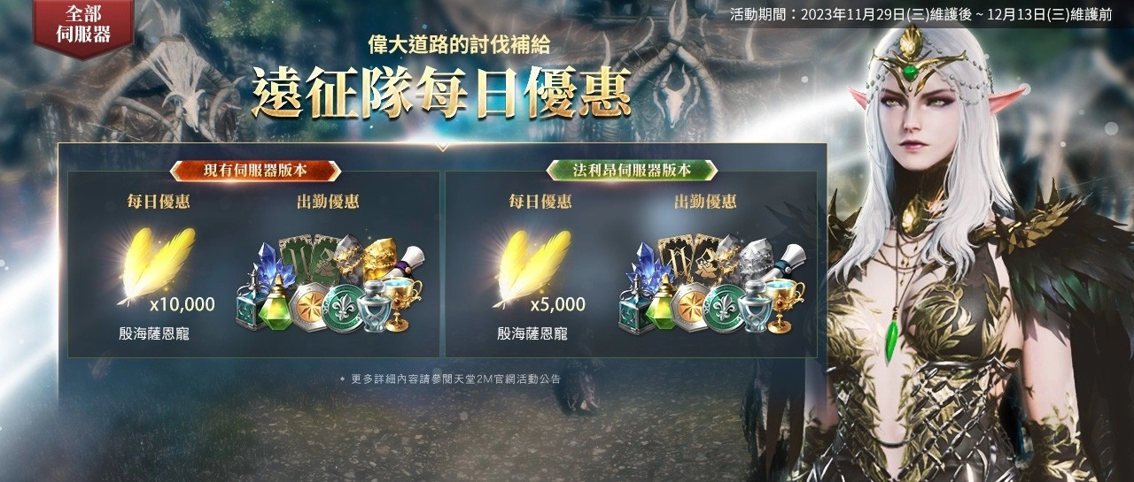 《天堂2M》更新魔珠职业，现有服务器新增血盟大龟裂副本「回归王峡谷」，法利昂服务器开放古代公墓