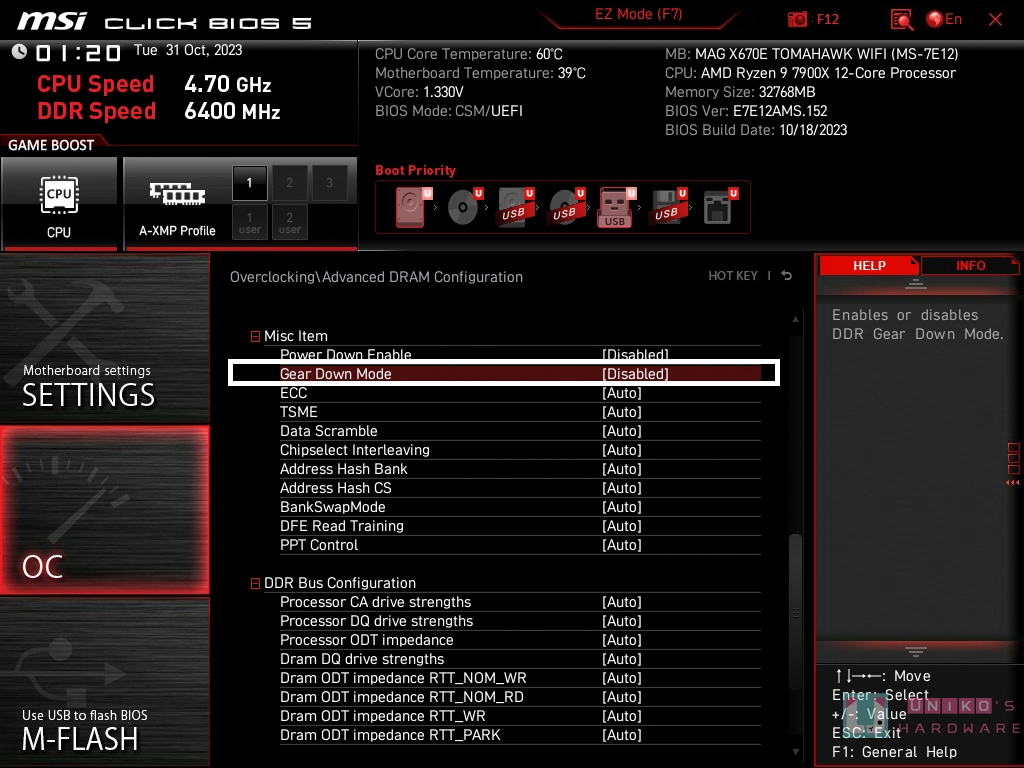 MSI X670E AGESA 1.0.8.0 BIOS FCLK 性能大提升！