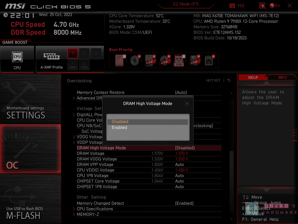 MSI X670E AGESA 1.0.8.0 BIOS FCLK 性能大提升！