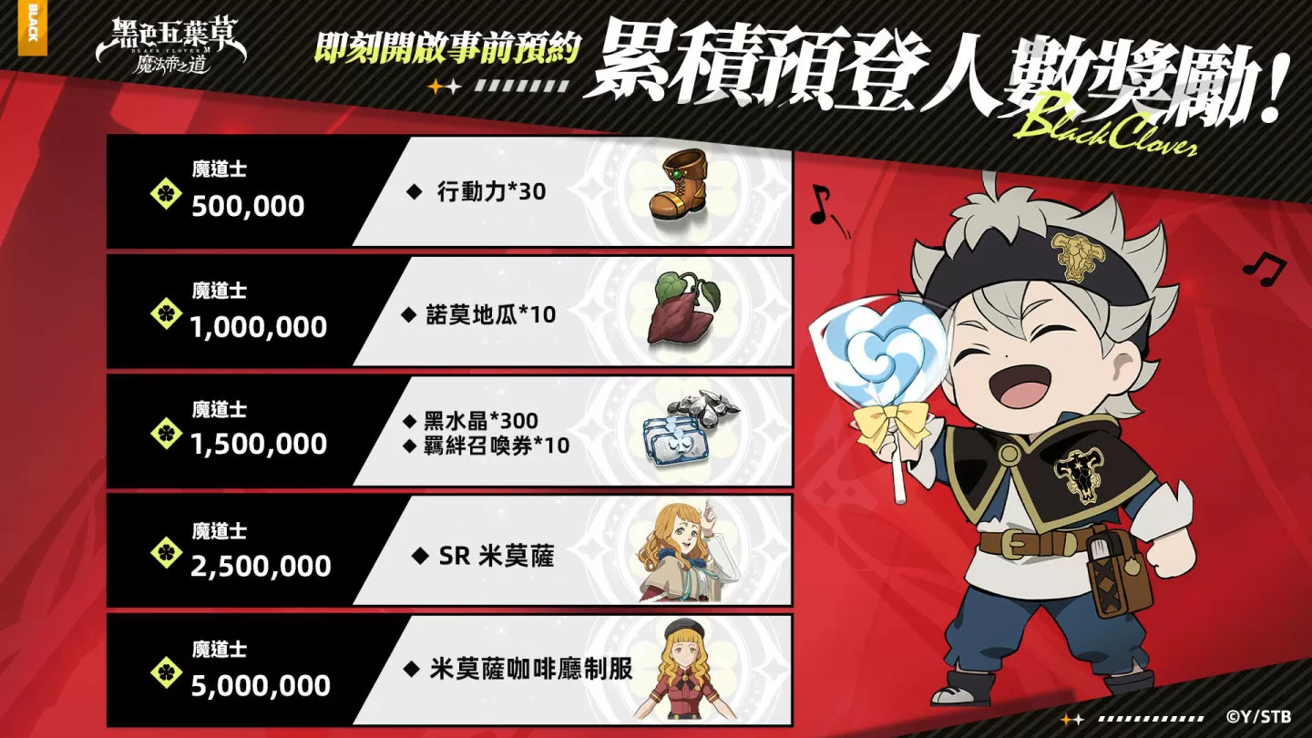 Garena 宣布《黑色五叶草M 魔法帝之道》将于11月30日上线