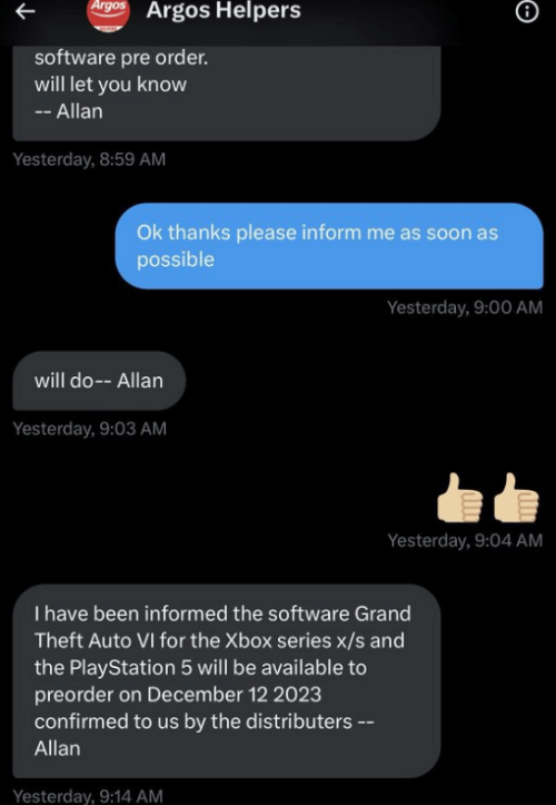 《GTA 6》资料外泄，或将在12月开放预订