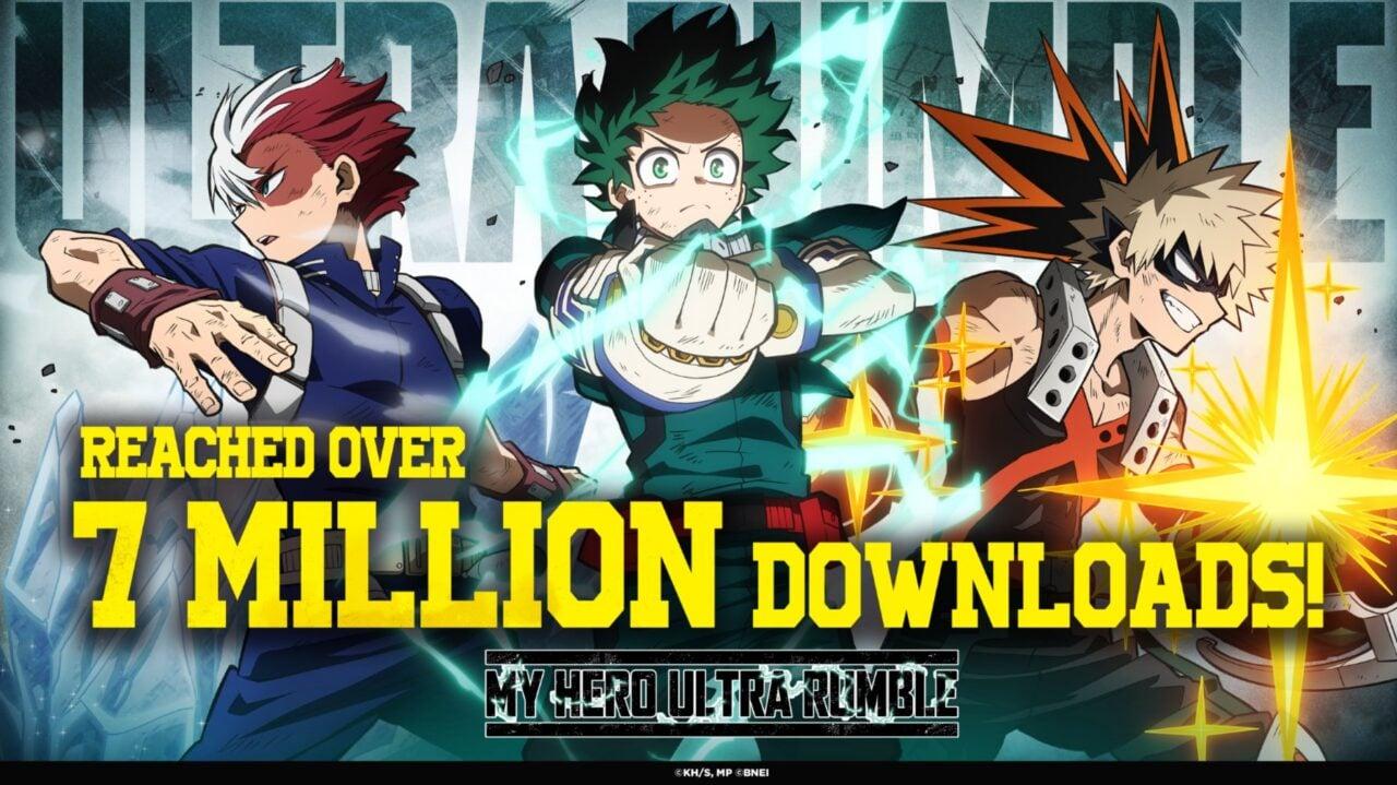 异军突起大逃杀游戏《My Hero Ultra Rumble》700万人下载
