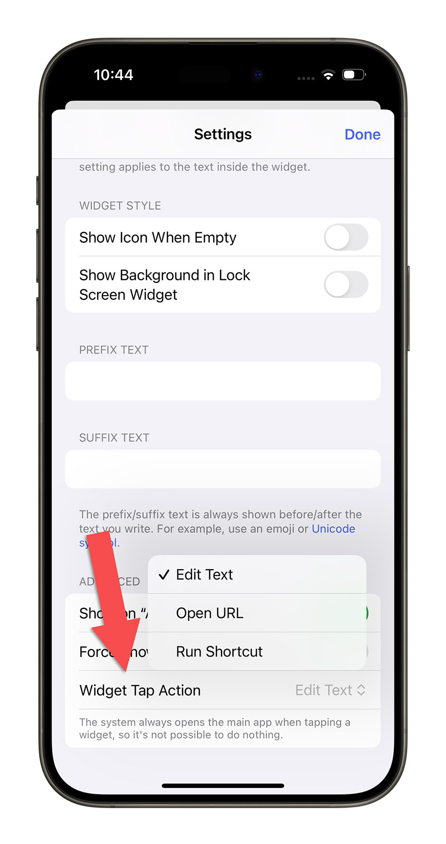 iPhone 锁定画面 加文字 Widget