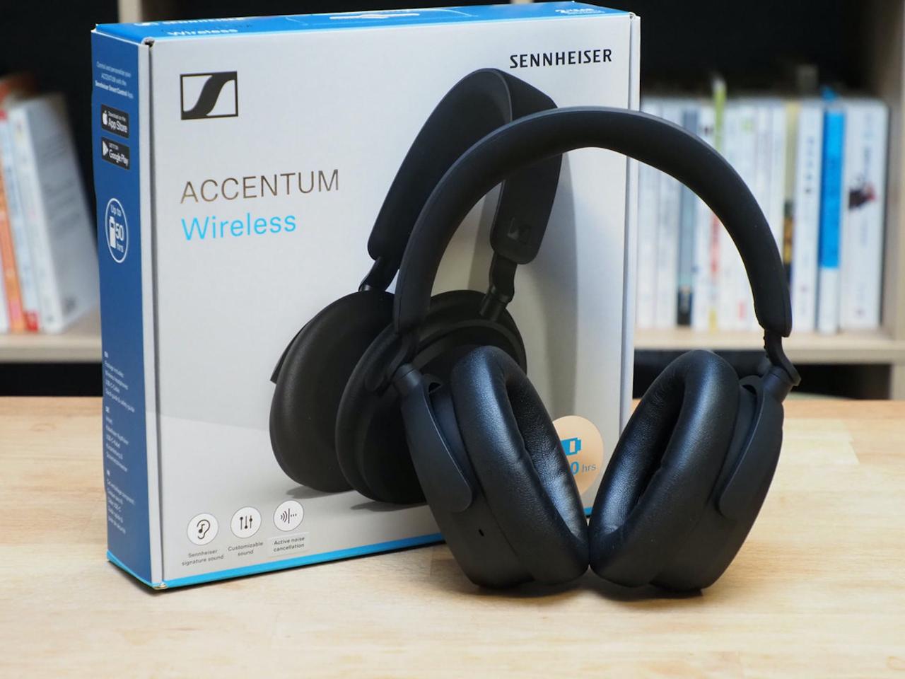 Sennheiser ACCENTUM Wireless 蓝牙降噪耳罩耳机评测，机能朴实、降噪出色、音质纯净且续航表现优异