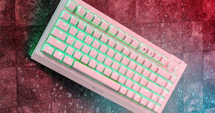 Razer BlackWidow V4 75% White Edition 开箱评测：高度自定义热插拔电竞键盘，价格6,890 元