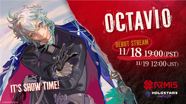 HOLOSTARS英文组新成员公布！holoARMIS 18日开始依次出道！