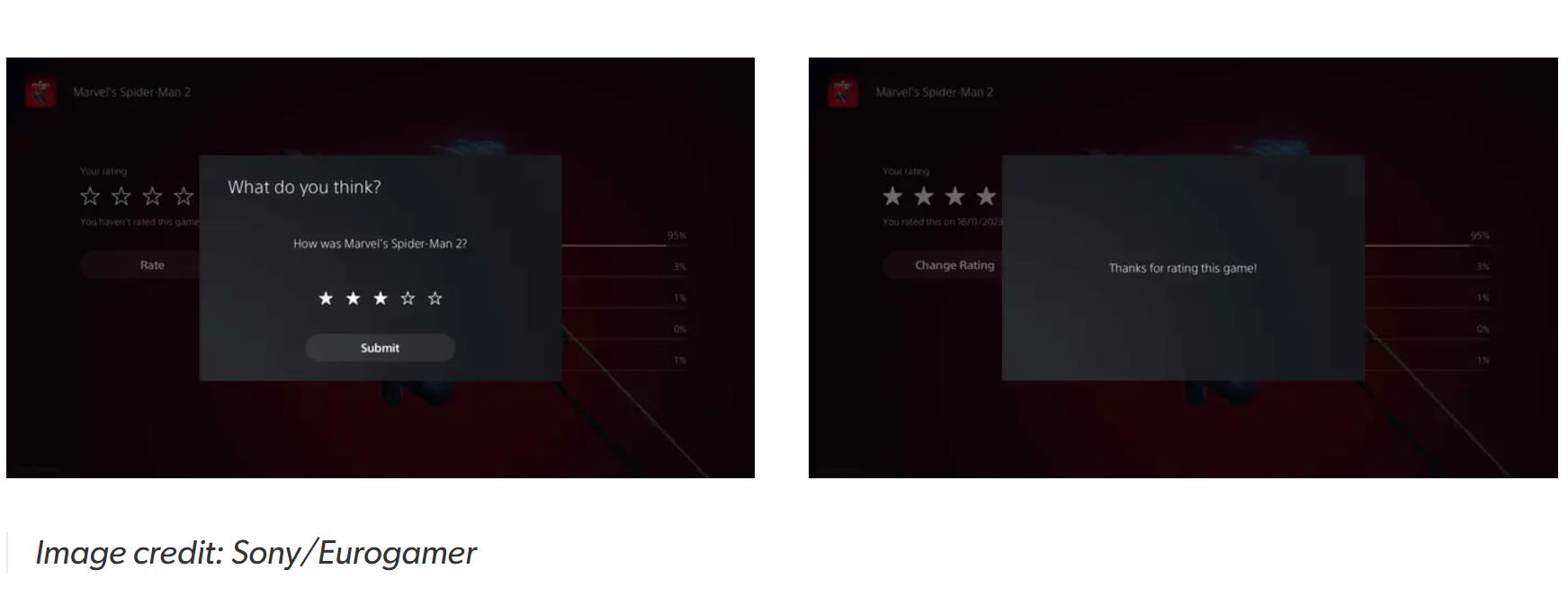 Sony静悄悄为PS Store新增星级评定系统