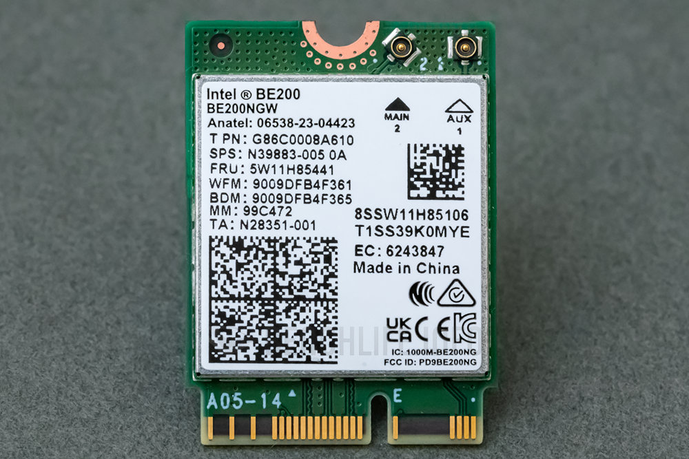 传输速率最高 5.8Gbps，Intel Wi-Fi 7 BE200 无线网络模块开箱看