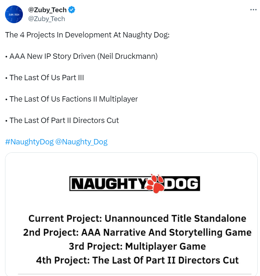 naughty dog