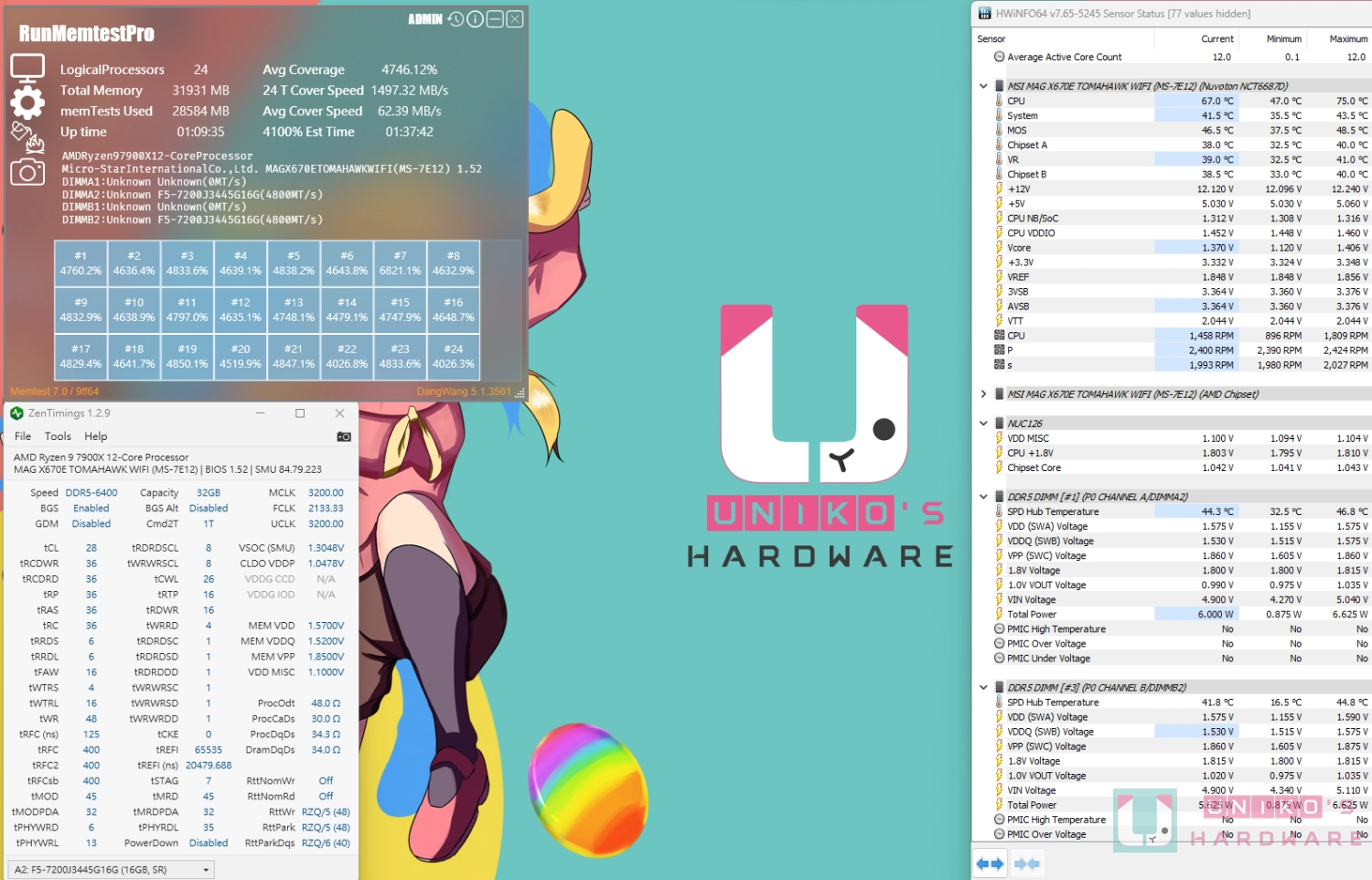 MSI X670E AGESA 1.0.8.0 BIOS FCLK 性能大提升！