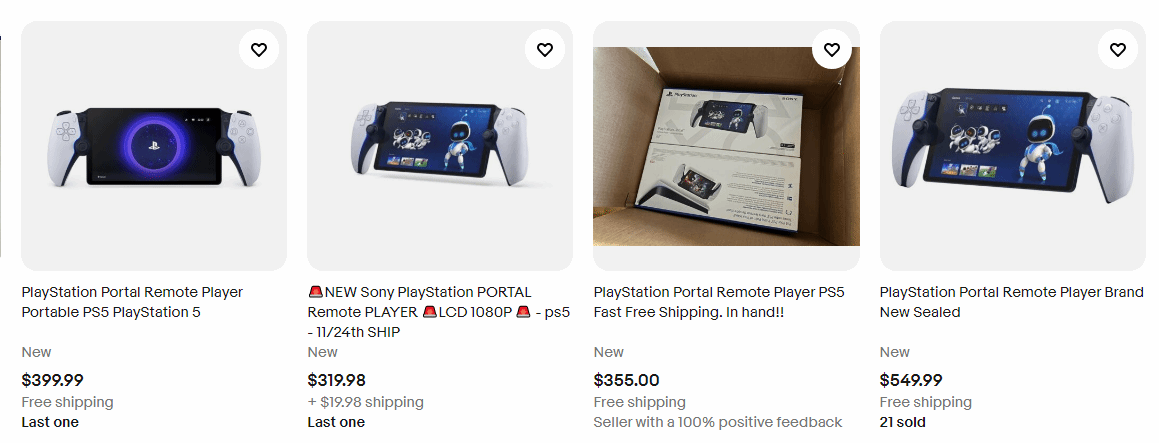 PS Portal 售罄 黄牛将价格 炒至 400 美元 原价1倍以上