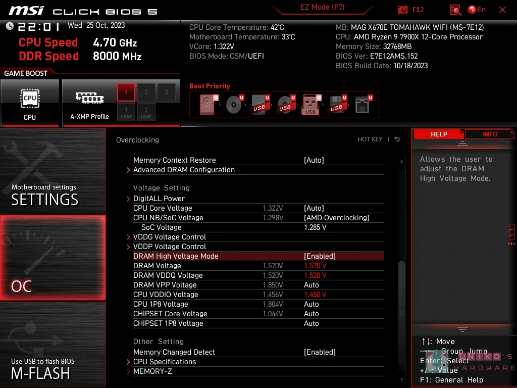 MSI X670E AGESA 1.0.8.0 BIOS FCLK 性能大提升！