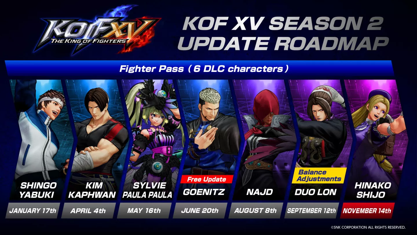 《THE KING OF FIGHTERS XV》DLC角色「四条雏子」将于11月14日正式上线！ 公开角色预告短片