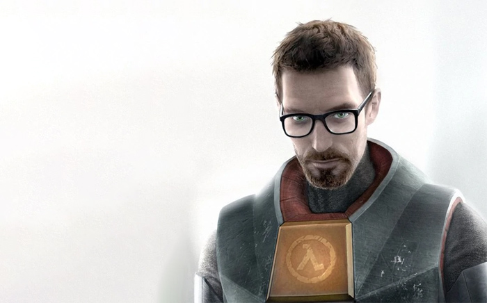  系列作最重要的角色，理论物理学家高登·弗里曼博士（Dr. Gordon Freeman），许多玩家都对他身上穿的H.E.V.防护衣，以及他手中拿着的「物理学圣剑」-- 铁撬，有非常深刻的印象。