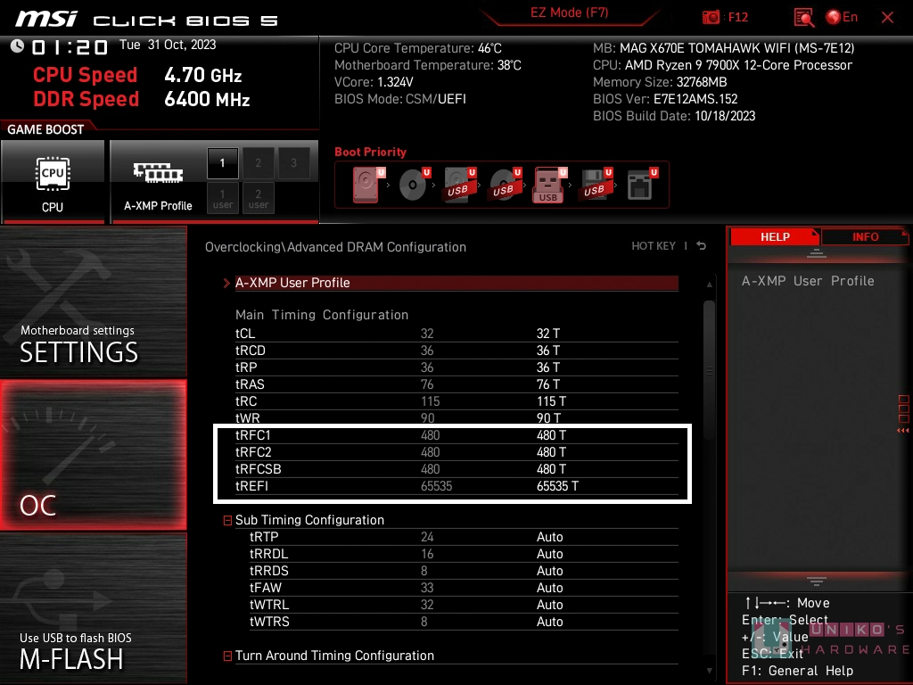 MSI X670E AGESA 1.0.8.0 BIOS FCLK 性能大提升！