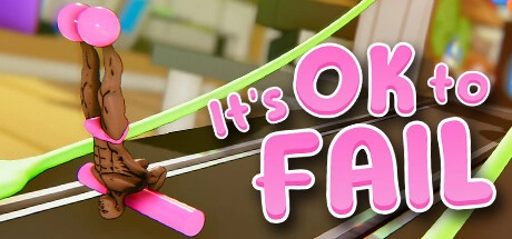 困难平台动作《It's OK to Fail 失败也没关系》发表，操作手脚被捆的肌肉男挑战重重难关