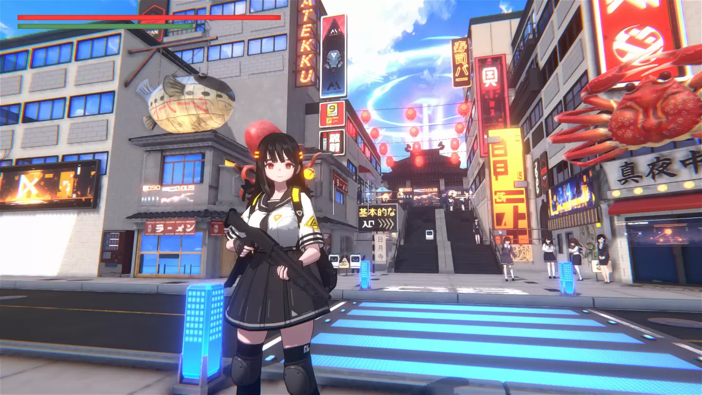 《END OF BACK WORLD》Steam 页面上线，SCP 少女特工歼灭怪物净化城市