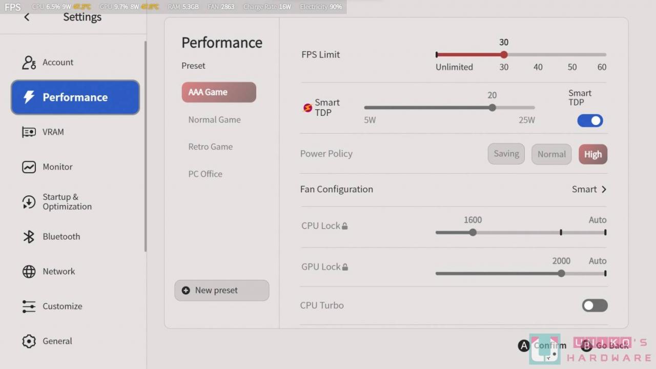 ROG ALLY Windows 电竞掌机最佳功耗大揭密！