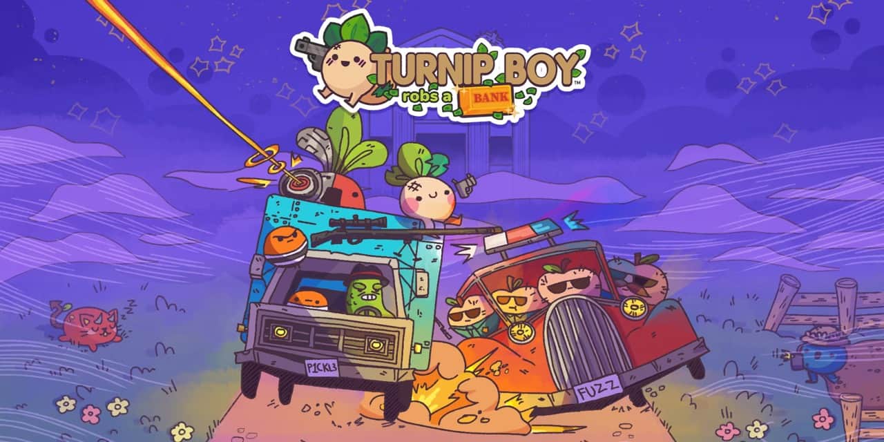 另类PayDay游戏 《Turnip Boy Robs a Bank》上市日期宣布