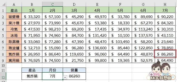 Excel Max函数多条件查询教学-07