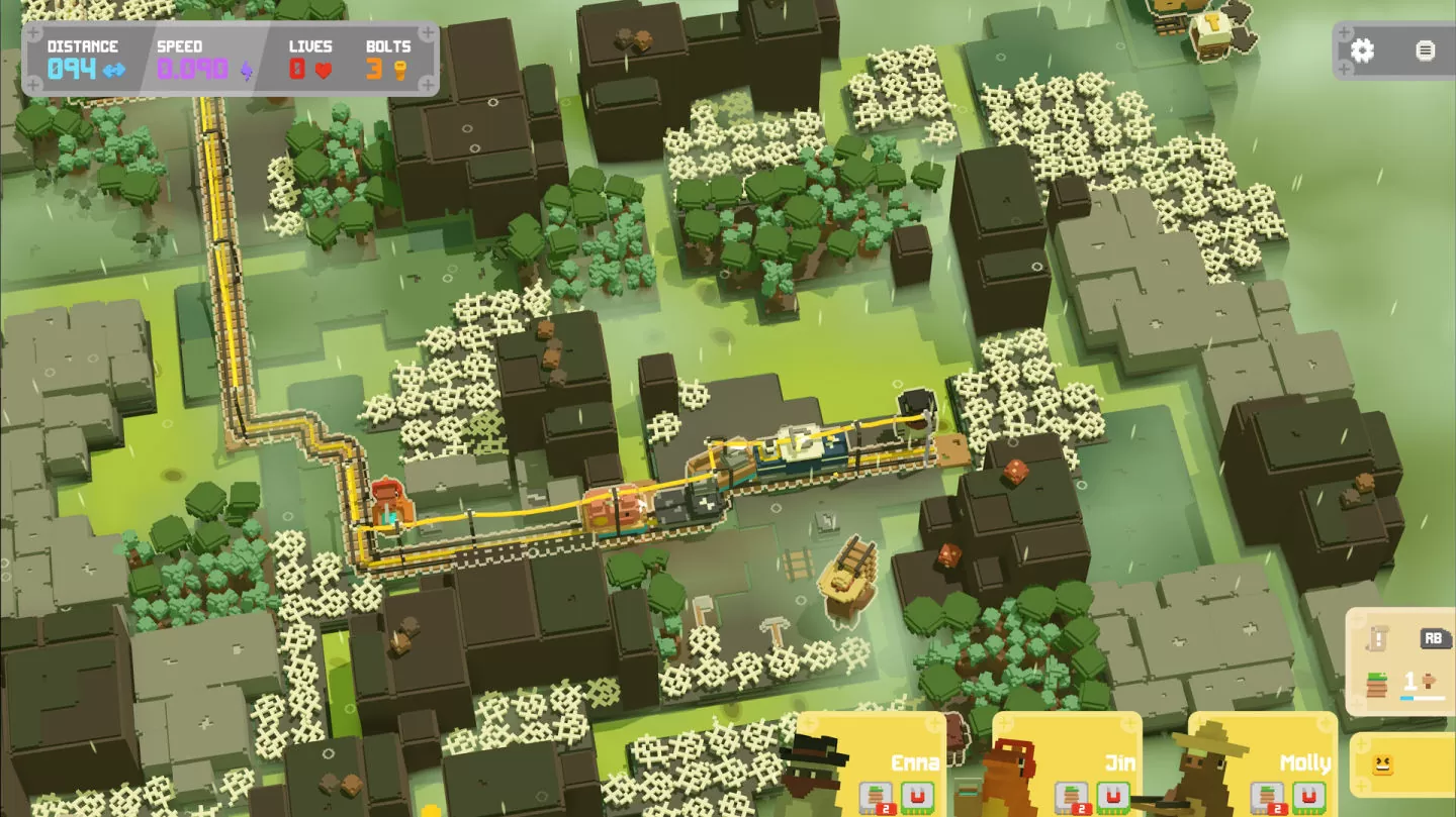 多人协作铁路建设《Unrailed 2：Back on Track》2024年开放Steam抢先体验