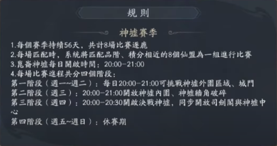 《新仙剑奇侠传之挥剑问情》神墟战场指南|神墟地块|神墟奖励